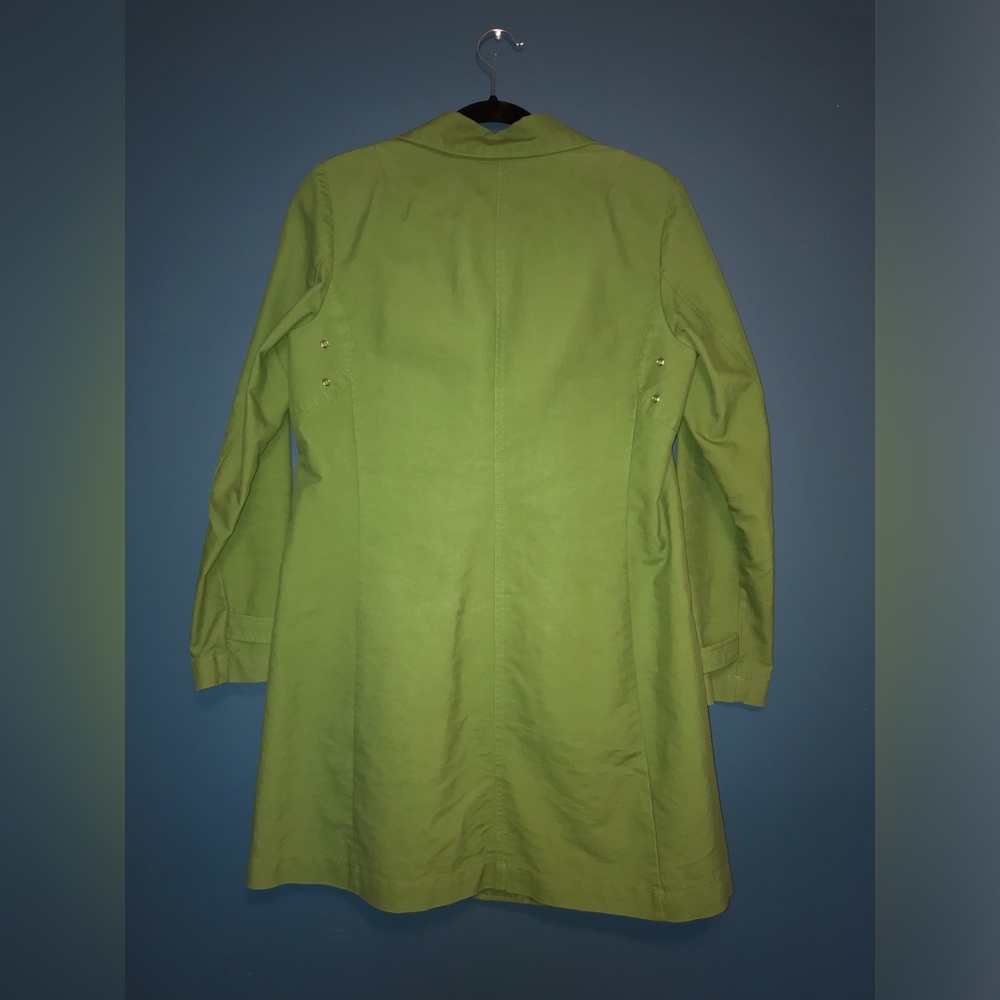 Banana Republic- Womens Green Lightweight Trench Coat - Picture 4 of 7